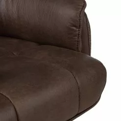 Furnitive Bürostuhl Grately - Microfaser / Nylon - Braun / Schwarz -Buromobel Verkaufe 1000218362 220330 066 DETAILS P000000001000218362