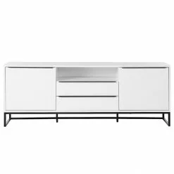 Fredriks Sideboard White Hall I - Matt Weiß / Schwarz -Buromobel Verkaufe 1000218366 210311 10575000002 DETAILS P000000001000218366