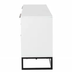 Fredriks Sideboard White Hall I - Matt Weiß / Schwarz -Buromobel Verkaufe 1000218366 210311 10575200003 DETAILS P000000001000218366