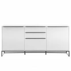 Fredriks Sideboard White Hall II - Matt Weiß / Schwarz -Buromobel Verkaufe 1000218367 201203 14340600006 DETAILS P000000001000218367