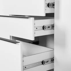 Fredriks Sideboard White Hall II - Matt Weiß / Schwarz -Buromobel Verkaufe 1000218367 210420 13405300005 DETAILS P000000001000218367