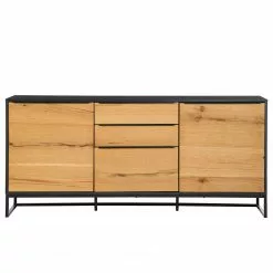 Red Living Sideboard Barview I - Echtholzfurnier - Eiche / Anthrazit -Buromobel Verkaufe 1000218372 210420 14105500002 DETAILS P000000001000218372