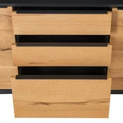 Red Living Sideboard Barview I - Echtholzfurnier - Eiche / Anthrazit -Buromobel Verkaufe 1000218372 210420 14110300006 DETAILS P000000001000218372