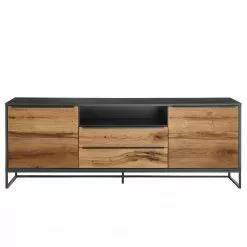 Red Living Sideboard Barview II - Echtholzfurnier - Eiche / Anthrazit -Buromobel Verkaufe 1000218373 201118 06054100033 DETAILS P000000001000218373