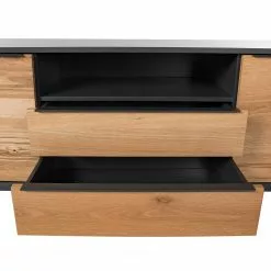 Red Living Sideboard Barview II - Echtholzfurnier - Eiche / Anthrazit -Buromobel Verkaufe 1000218373 210303 09075300005 DETAILS P000000001000218373