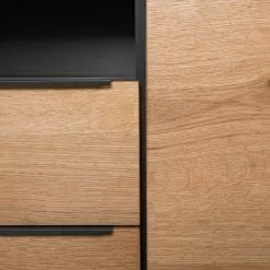 Red Living Sideboard Barview II - Echtholzfurnier - Eiche / Anthrazit -Buromobel Verkaufe 1000218373 210303 09075500007 DETAILS P000000001000218373