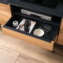 Red Living Sideboard Barview II - Echtholzfurnier - Eiche / Anthrazit -Buromobel Verkaufe 1000218373 210413 12582700032 DETAILS P000000001000218373