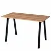 Furnitive Schreibtisch Lubok - Metall - Eiche Dunkel Dekor / Schwarz -Buromobel Verkaufe 1000219021 200716 06274400001 IMAGE P000000001000219021