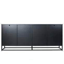 Ars manufacti Sideboard Kayys - Glas / Metall - Schwarz -Buromobel Verkaufe 1000219025 210121 07302400027 DETAILS P000000001000219025