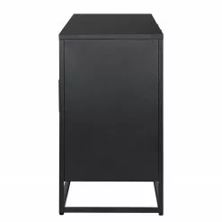 Ars manufacti Sideboard Kayys - Glas / Metall - Schwarz -Buromobel Verkaufe 1000219025 210330 15113100028 DETAILS P000000001000219025