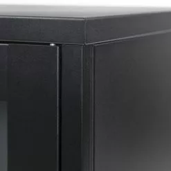 Ars manufacti Sideboard Kayys - Glas / Metall - Schwarz -Buromobel Verkaufe 1000219025 210330 15113200029 DETAILS P000000001000219025