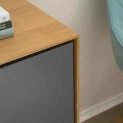 Studio Copenhagen Sideboard Danica - Echtholzfurnier - Matt Dunkelgrau / Esche -Buromobel Verkaufe 1000220479 201113 13034900051 DETAILS P000000001000220479