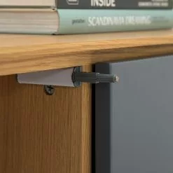 Studio Copenhagen Sideboard Danica - Echtholzfurnier - Matt Dunkelgrau / Esche -Buromobel Verkaufe 1000220479 201113 13035400055 DETAILS P000000001000220479