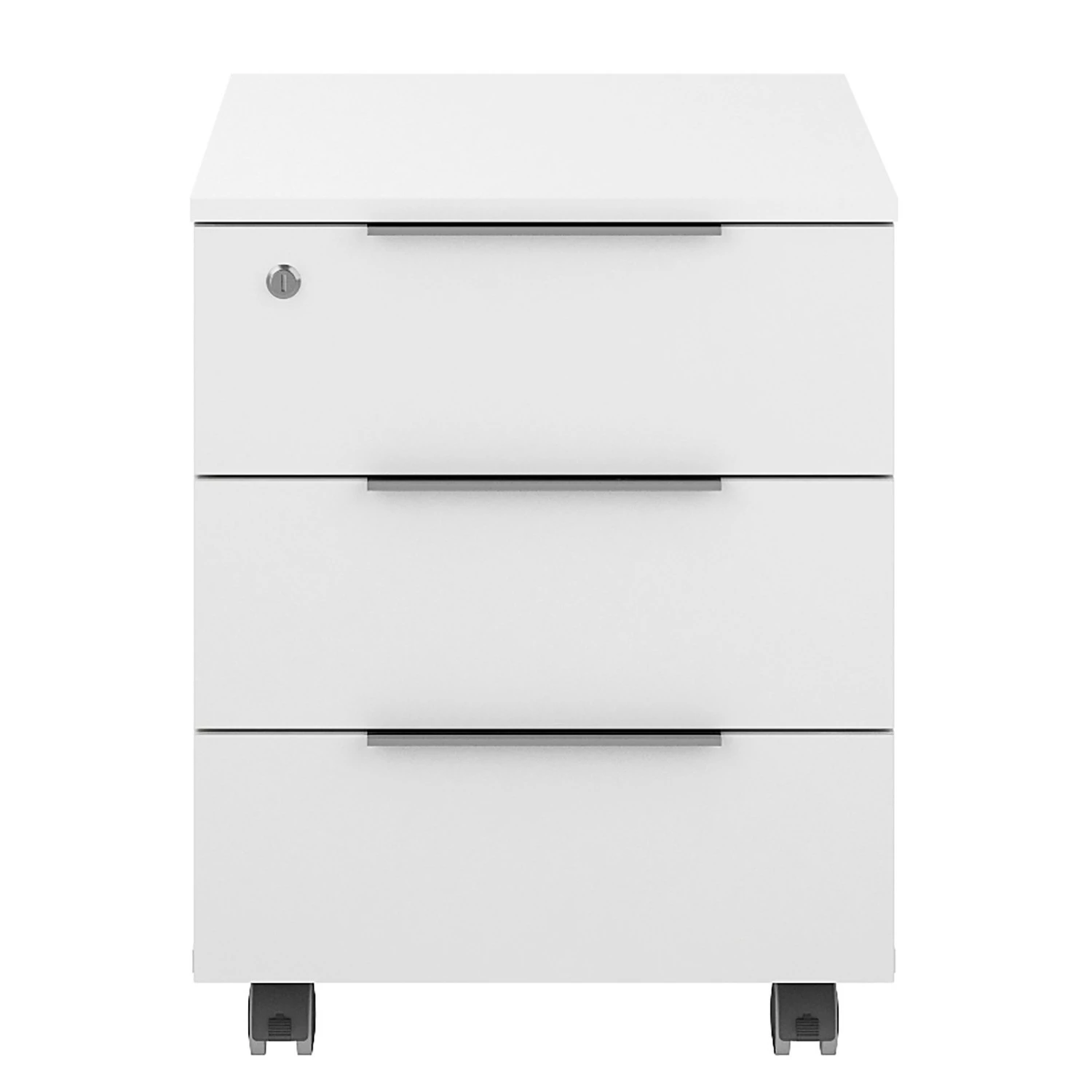 Maja Möbel Rollcontainer Trendo - Matt Weiß 4 Maja Möbel Rollcontainer Trendo - Matt Weiß – Bild 2