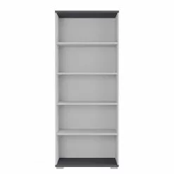 Germania Aktenregal GW-Profi 2.0 - Hellgrau / Graphit - Höhe: 200 cm -Buromobel Verkaufe 1000222869 200821 11192600040 DETAILS P000000001000222869