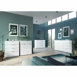 Germania Sideboard Oakland II - Glas - Weiß -Buromobel Verkaufe 1000223281 200826 06235500036 MOOD DETAILS P000000001000223281 mood