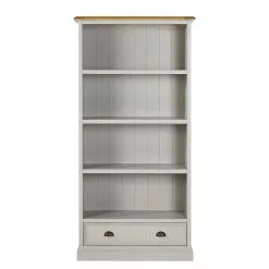 Maison Belfort Regal Lavalle - Kiefer teilmassiv - Kiefer / Hellgrau -Buromobel Verkaufe 1000224204 210623 13275600017 DETAILS P000000001000224204