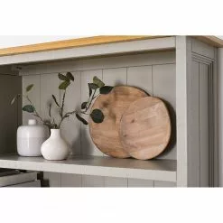 Maison Belfort Regal Lavalle - Kiefer teilmassiv - Kiefer / Hellgrau -Buromobel Verkaufe 1000224204 210723 09290000020 DETAILS P000000001000224204