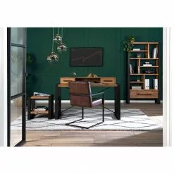 Ars manufacti Schreibtisch Urban Industry - Akazie massiv / Metall - Akazie / Schwarz -Buromobel Verkaufe 1000224208 220127 163251000021 MOOD DETAILS P000000001000224208 mood