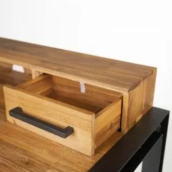 Ars manufacti Schreibtisch Urban Industry - Akazie massiv / Metall - Akazie / Schwarz -Buromobel Verkaufe 1000224208 220128 17114100035 DETAILS P000000001000224208