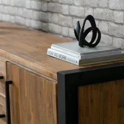 Ars manufacti Sideboard Urban Industry II - Akazie teilmassiv / Metall - Akazie / Schwarz -Buromobel Verkaufe 1000224223 210714 07374300043 DETAILS P000000001000224223