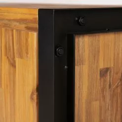 Ars manufacti Sideboard Urban Industry II - Akazie teilmassiv / Metall - Akazie / Schwarz -Buromobel Verkaufe 1000224223 210908 15542000040 DETAILS P000000001000224223