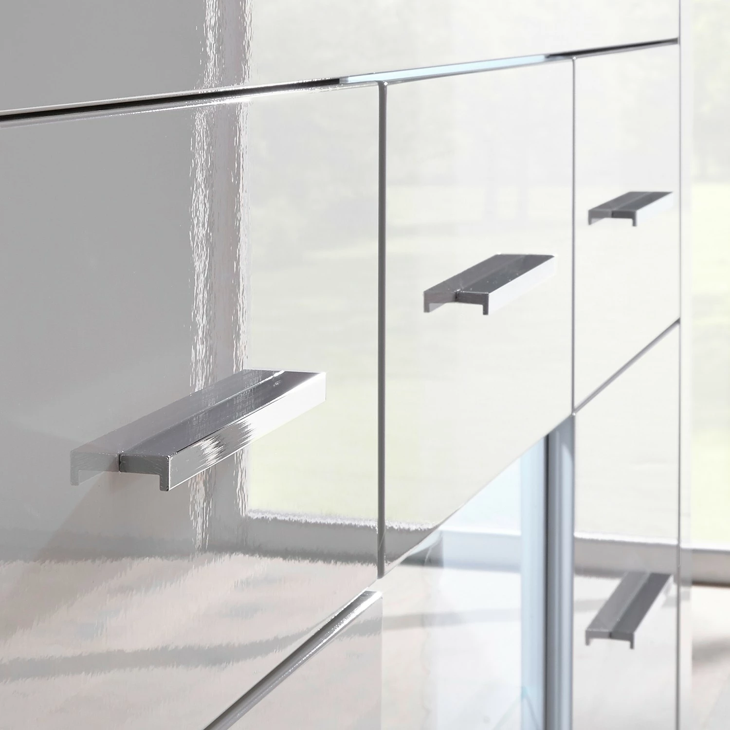 Loftscape Sideboard Bricktown I - Hochglanz Weiß / Matt Weiß 8 Loftscape Sideboard Bricktown I - Hochglanz Weiß / Matt Weiß – Bild 6