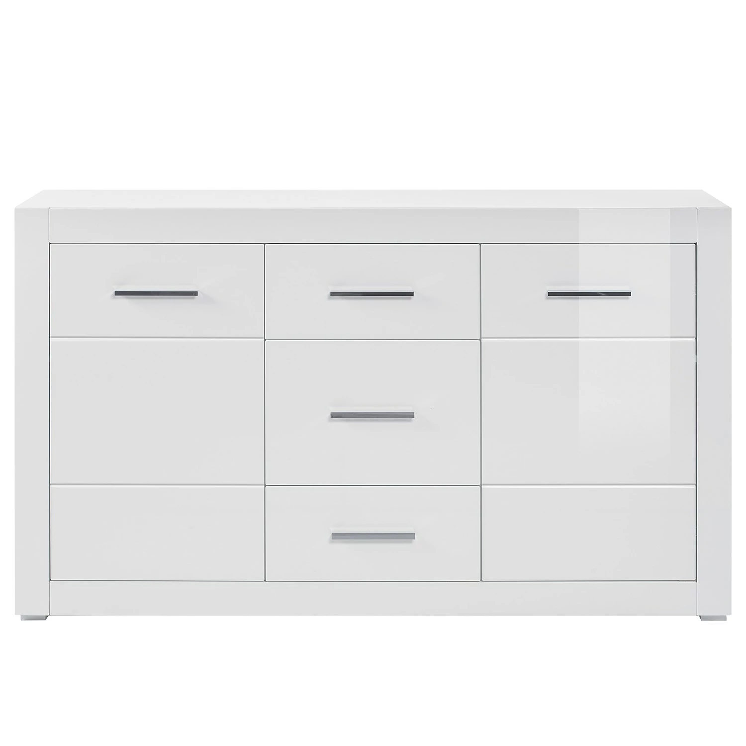 Loftscape Sideboard Bricktown II - Hochglanz Weiß / Matt Weiß 7 Loftscape Sideboard Bricktown II - Hochglanz Weiß / Matt Weiß – Bild 5