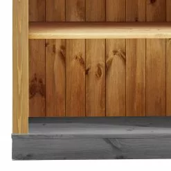 Maison Belfort Regal Bergen II - Kiefer Laugenfarbig / Kiefer Grau -Buromobel Verkaufe 1000225939 211122 08330703667 DETAILS P000000001000225939