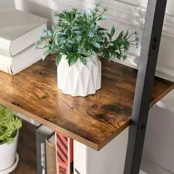 Red Living Leiterregal Crosshill II - Braun / Schwarz -Buromobel Verkaufe 1000226190 200922 17383600067 DETAILS P000000001000226190