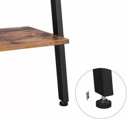 Red Living Leiterregal Crosshill II - Braun / Schwarz -Buromobel Verkaufe 1000226190 200922 17383700068 DETAILS P000000001000226190