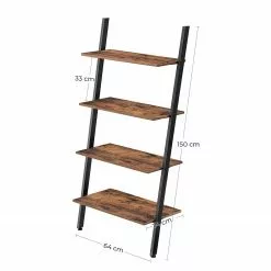 Red Living Leiterregal Crosshill I - Braun / Schwarz -Buromobel Verkaufe 1000226210 200922 17391200154 SKETCH DETAILS P000000001000226210 sketch