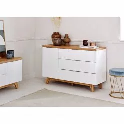 Jahnke Sideboard Libre - Kerneiche Dekor / Matt Weiß -Buromobel Verkaufe 1000227699 210302 14161000001 MOOD DETAILS P000000001000227699 mood