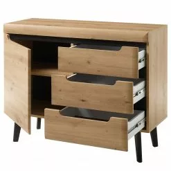 Loftscape Kommode Tornac - Eiche Artisan Dekor / Schwarz -Buromobel Verkaufe 1000228645 201028 06335200093 DETAILS P000000001000228645