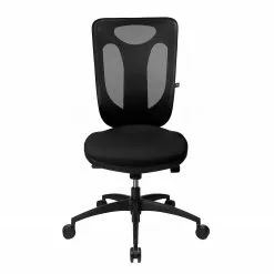 Topstar Bürostuhl Net Pro 100 - Netz- & Webstoff / Kunststoff - Schwarz / Schwarz