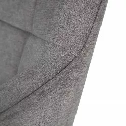 Furnitive Bürostuhl Valady II - Microfaser / Eisen - Grau / Chrom -Buromobel Verkaufe 1000230741 220322 035 DETAILS P000000001000230741