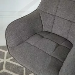 Furnitive Bürostuhl Valady II - Microfaser / Eisen - Grau / Chrom -Buromobel Verkaufe 1000230741 220629 031 DETAILS P000000001000230741