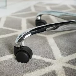 Furnitive Bürostuhl Valady II - Microfaser / Eisen - Grau / Chrom -Buromobel Verkaufe 1000230741 220629 034 DETAILS P000000001000230741