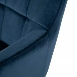 Furnitive Bürostuhl Valady I - Samt / Eisen - Blau / Schwarz -Buromobel Verkaufe 1000230746 220322 035 DETAILS P000000001000230746