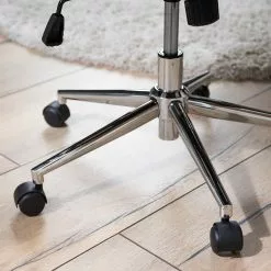 Furnitive Bürostuhl Orlu II - Webstoff / Eisen - Hellgrau / Chrom -Buromobel Verkaufe 1000230748 220328 030 DETAILS P000000001000230748