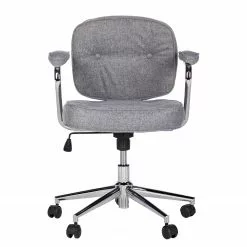 Furnitive Bürostuhl Orlu II - Webstoff / Eisen - Hellgrau / Chrom -Buromobel Verkaufe 1000230748 220330 030 DETAILS P000000001000230748