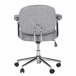 Furnitive Bürostuhl Orlu II - Webstoff / Eisen - Hellgrau / Chrom -Buromobel Verkaufe 1000230748 220330 032 DETAILS P000000001000230748