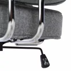Furnitive Bürostuhl Orlu II - Webstoff / Eisen - Hellgrau / Chrom -Buromobel Verkaufe 1000230748 220330 037 DETAILS P000000001000230748