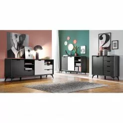 Loftscape Sideboard Nevez II - Weiß / Grau -Buromobel Verkaufe 1000230749 201113 13072100002 MOOD DETAILS P000000001000230749 mood