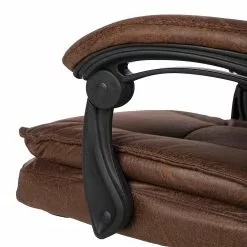 Furnitive Chefsessel Wisdom - Microfaser / Kunststoff - Vintage Braun / Schwarz -Buromobel Verkaufe 1000230753 220330 033 DETAILS P000000001000230753