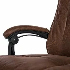 Furnitive Chefsessel Wisdom - Microfaser / Kunststoff - Vintage Braun / Schwarz -Buromobel Verkaufe 1000230753 220330 036 DETAILS P000000001000230753