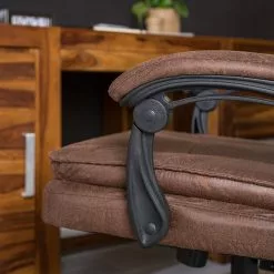 Furnitive Chefsessel Wisdom - Microfaser / Kunststoff - Vintage Braun / Schwarz -Buromobel Verkaufe 1000230753 220624 022 MOOD DETAILS P000000001000230753 mood