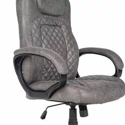 Furnitive Chefsessel Loyalton - Microfaser / Kunststoff - Vintage Grau / Schwarz 11 Furnitive Chefsessel Loyalton - Microfaser / Kunststoff - Vintage Grau / Schwarz -Buromobel Verkaufe 1000230754 220330 032 DETAILS P000000001000230754