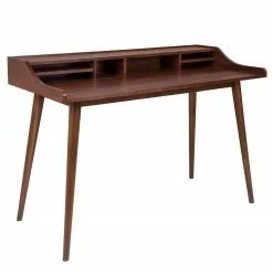 Norrwood Schreibtisch Moyon - Walnuss Furnier / Walnuss