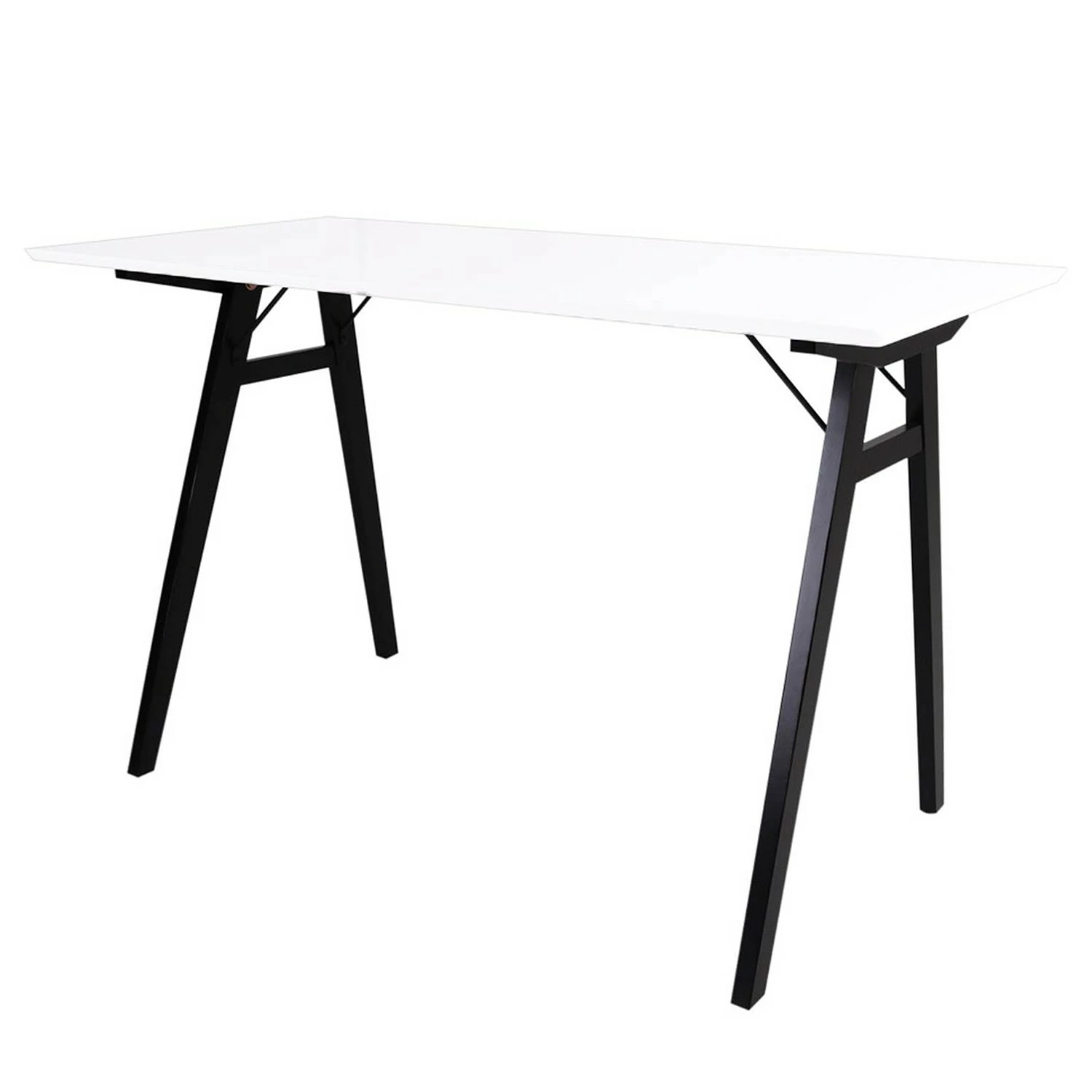 Norrwood Schreibtisch Loulay - Weiß / Schwarz 3 Norrwood Schreibtisch Loulay - Weiß / Schwarz